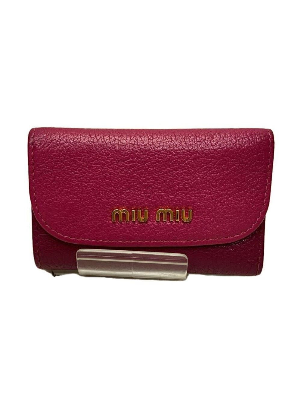 Miu Miu Key Case Wallet Pink